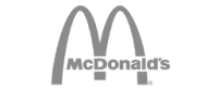 mcdonalds logo gray