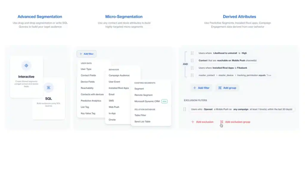 Audience segmentation