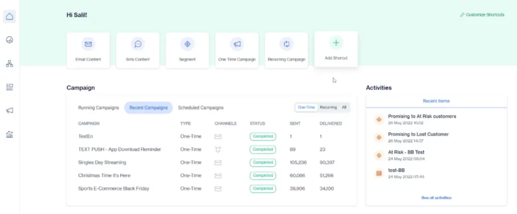 Multi channel marketing