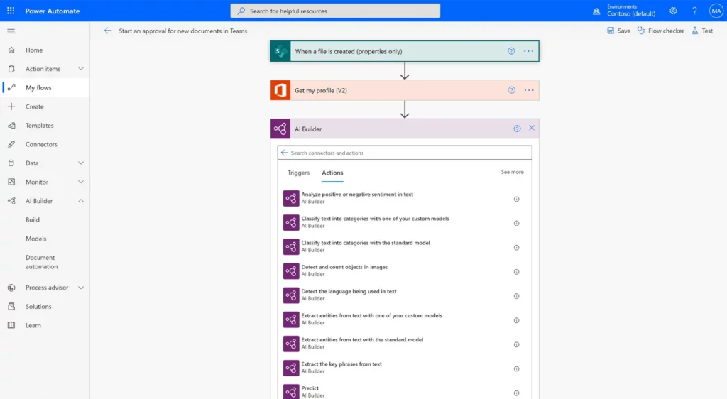 Combine the power of automation and AI and empower everyone in your organization to build, train and publish AI models without prior coding knowledge or data science skills.