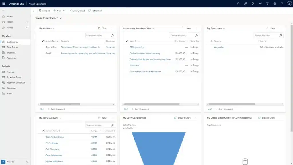 Improve your ability to efficiently target, track, and close contracts and win more bids. With Microsoft Dynamics 365 for Project Operations, create accurate project quotes, forecasts, estimations, and scope to stand out from your competition and win more contracts.