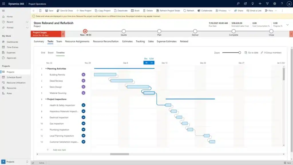 Manage your projects through built-in project management features like Gantt charts, Kanban boards, time tracking, and analytics to optimize project outcomes and deliver projects on time and within budget.