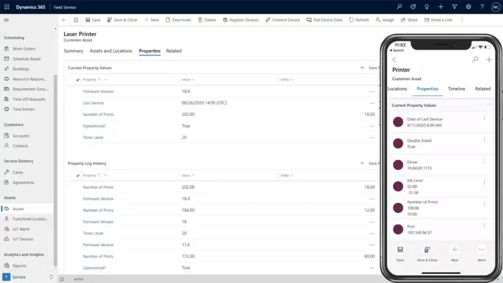 Get a holistic view of your customer assets, locations, hierarchy, and service level agreements to optimize your customer care service. Provide exceptional service on-site and build stronger relationships with your customers.
